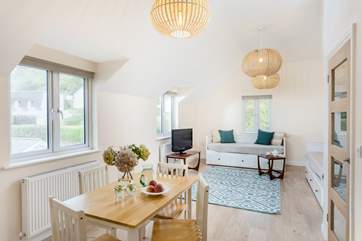 There is plenty of space for two in the annexe, or a perfect den for the teenagers.