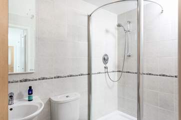The shower-room in the main house, this is for Bedroom 2.