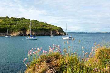 Pretty Gillian Cove is only a short walk away from your stunning holiday home.