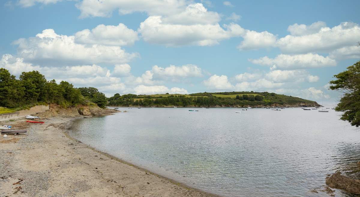 This gorgeous cove is just a short stroll from the house.