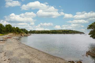 This gorgeous cove is just a short stroll from the house.