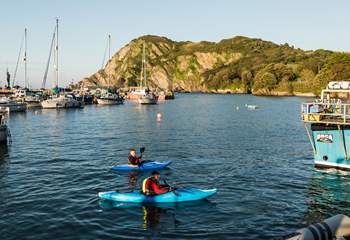 Go on a kayaking adventure in Ilfracombe.