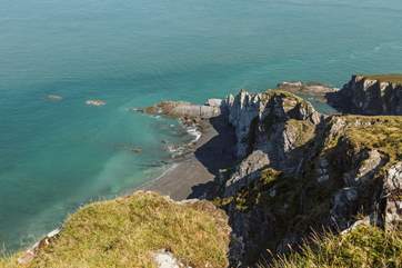 The gorgeous north Devon coastline.