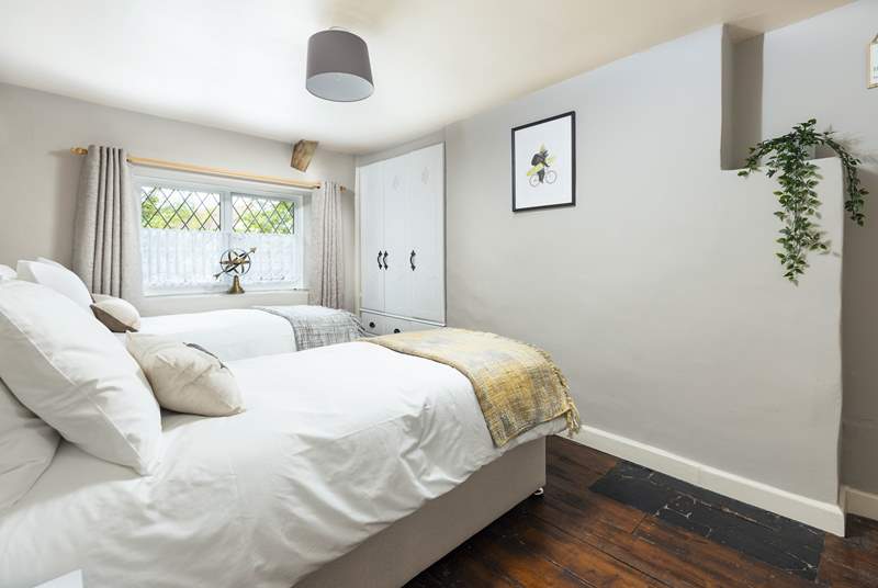 The gorgeous third bedroom can be made up as twins or a king-size - you choose!