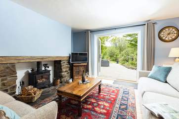 Throw open the patio doors on a sunny day.