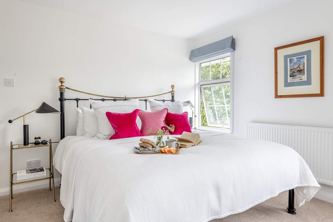 When on holiday breakfast in bed is a must.