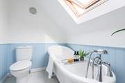 The perfect bath for soaking in after a full day of adventures.