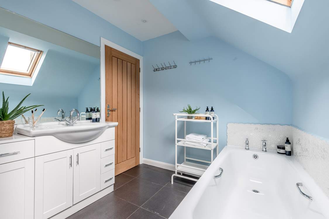The family bathroom on the first floor.