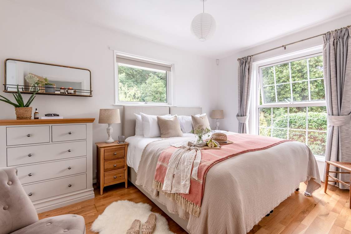 Bedroom 1 has a comfortable super-king size bed and en suite shower-room.
