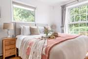 Bedroom 1 has a super-king size bed and is located on the ground floor.