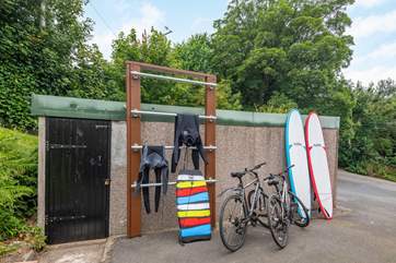 The Old Presbytery is prepared for all outdoor activities, especially those beach related.