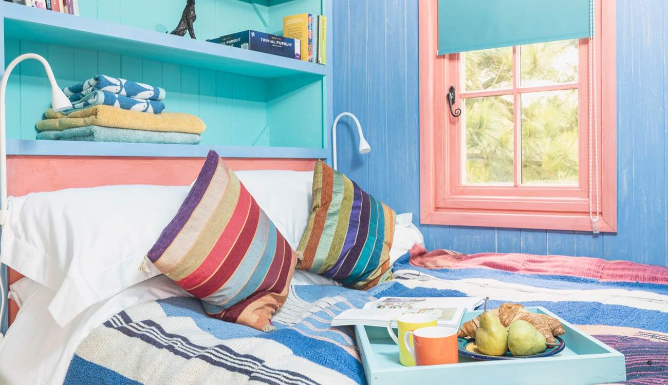 Start your day off with breakfast in bed.