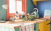 The colourful kitchen area has everything you need. - Thumbnail Image