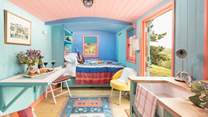 Soak up the sunny, cheerful interior.