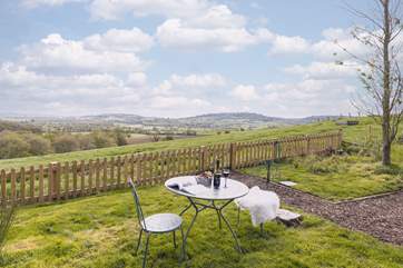 Enjoy the amazing views over the rolling Dorset countryside.