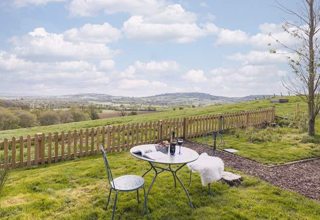 Enjoy the amazing views over the rolling Dorset countryside.