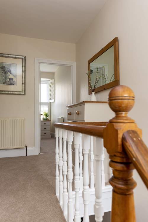 The first floor landing.