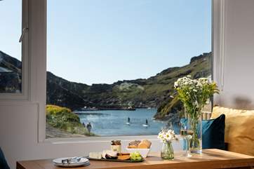 You'll have a bird's eye view of people having fun on the water.