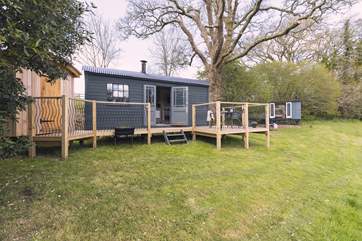An exclusive spot for two, with two gorgeous huts to enjoy.