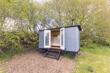 The delightful relaxation hut - put your feet up and relax!