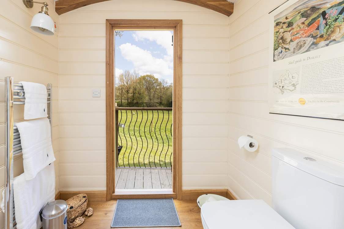 A loo with a view.