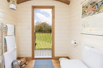 A loo with a view.