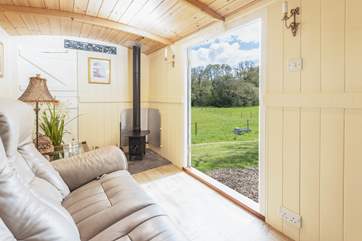 Light up the wood-burner for a cosy evening in.
