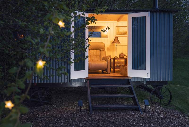 The delightful relaxation hut - put your feet up and relax!