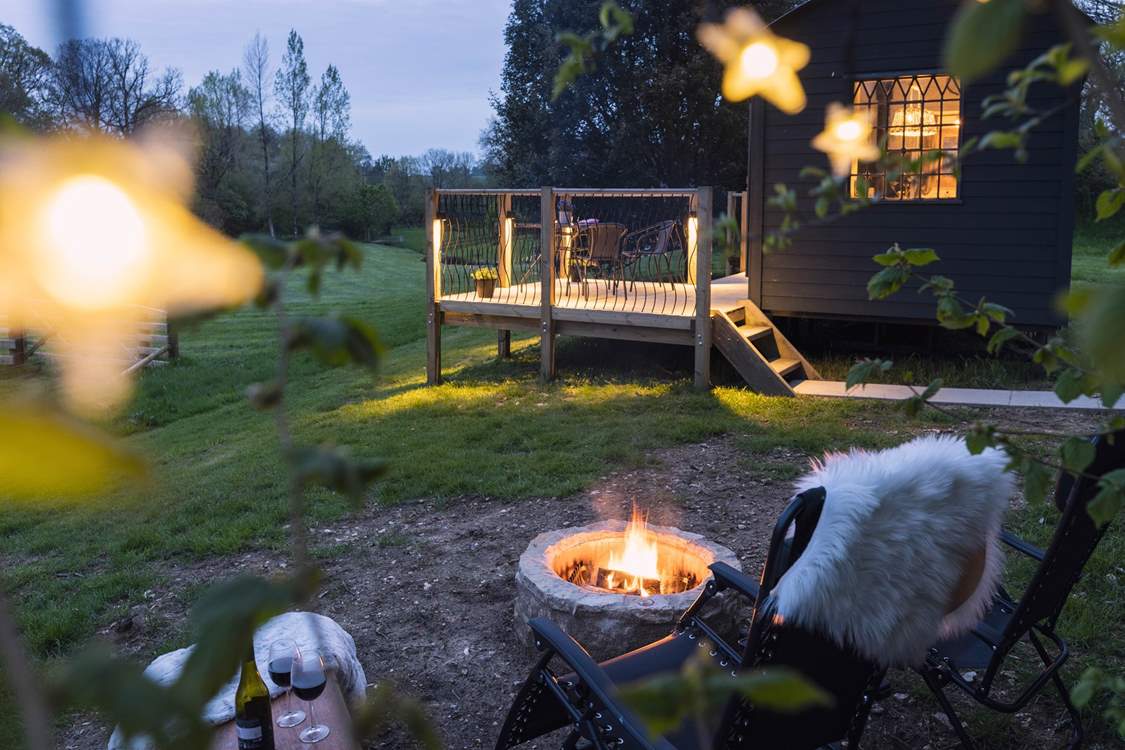 Cosy evenings around the fire pit are promised.
