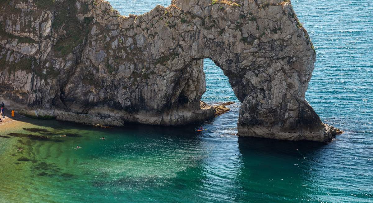 Pay a visit to Durdle Door.