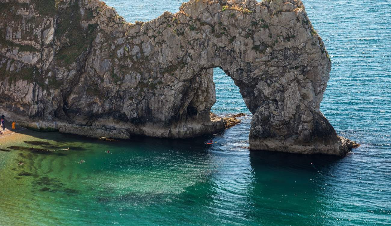 Pay a visit to Durdle Door.