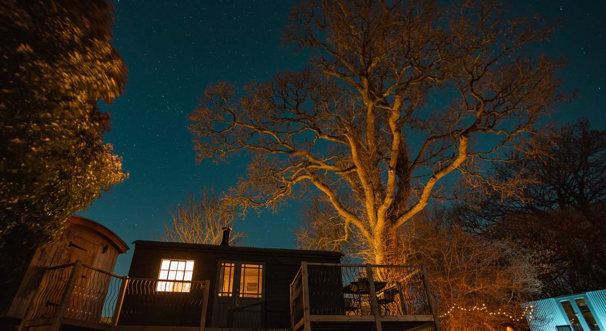 Spend your evenings stargazing at this truly special spot. 