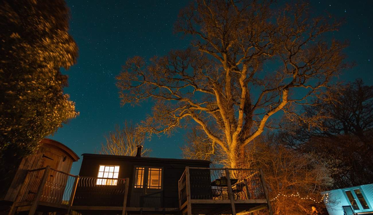 Spend your evenings stargazing at this truly special spot. 