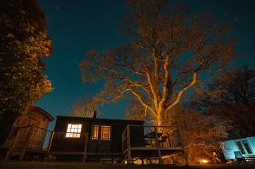 Spend your evenings stargazing at this truly special spot.