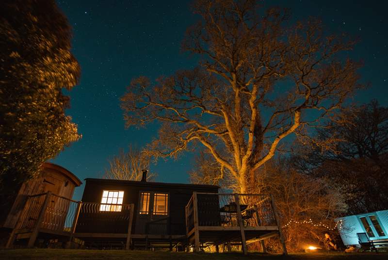 Spend your evenings stargazing at this truly special spot. 