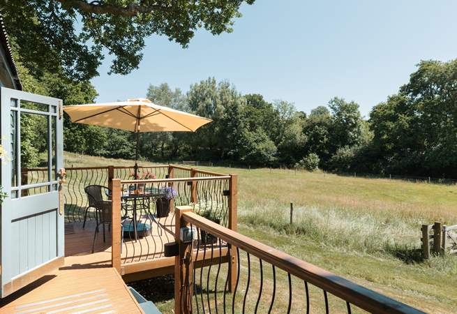 Embrace sun-soaked moments from the raised decking. 