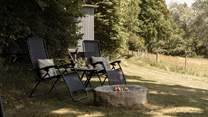 Light the fire and soak up the majestic ambience. 