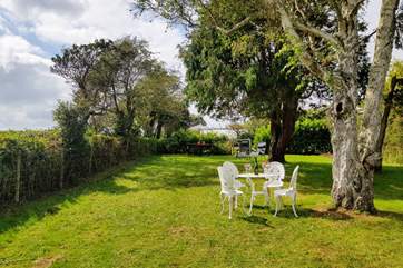 The spacious garden is the perfect place on those summer days.
