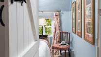 Beautiful colours in bedroom 1.
