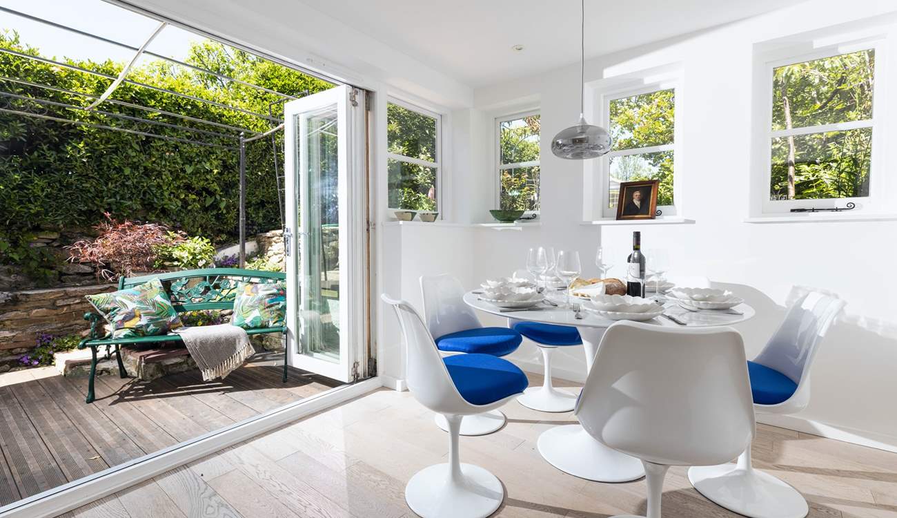 Open up the doors on a warm, sunny day.