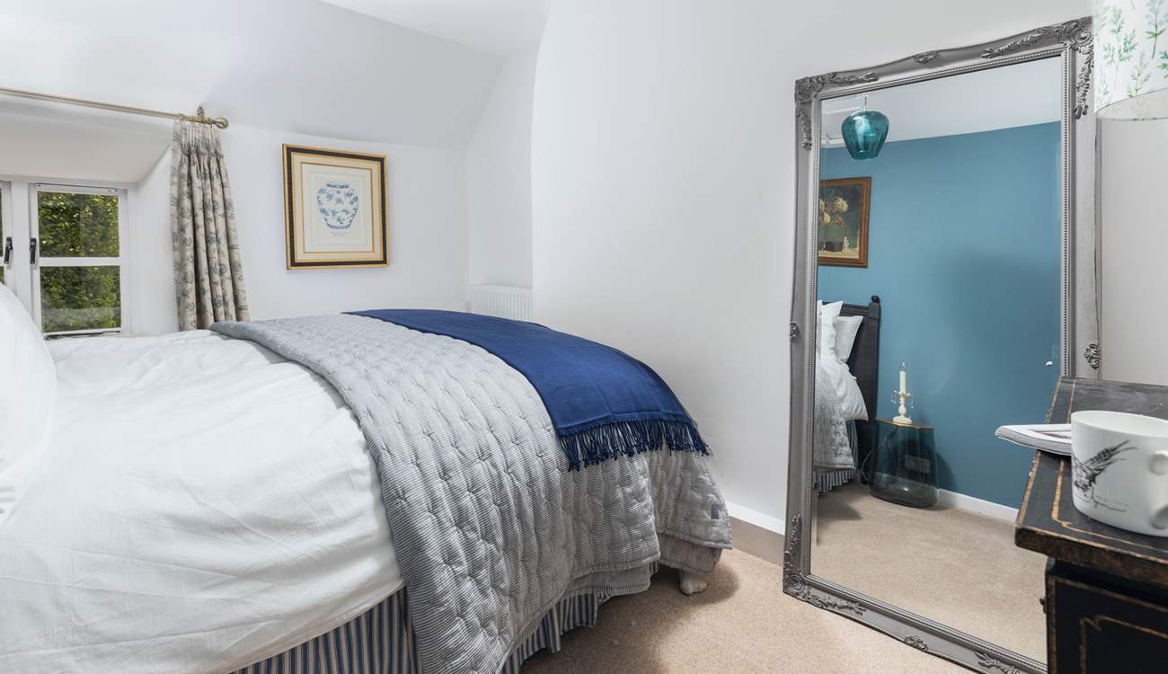 Bedroom 1 has a glorious bed!