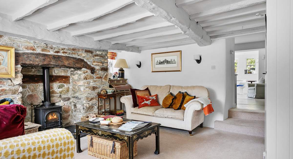 Gorgeous furnishings throughout this delightful cottage.