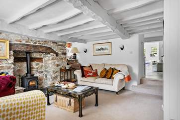 Gorgeous furnishings throughout this delightful cottage.