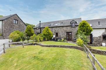 May Cottage's back garden is perfect for one and all to enjoy.