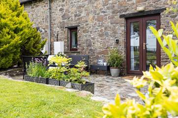 May Cottage can be enjoyed from dawn to dusk in the garden.