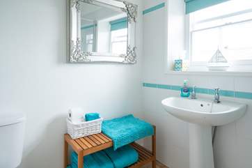 The family shower-room located on the second floor.