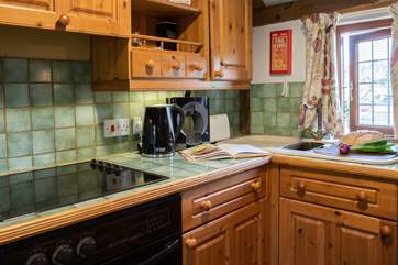 The kitchen is well-equipped for making those special holiday meals.