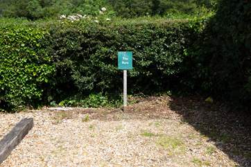 Designated parking bay for The Byre.