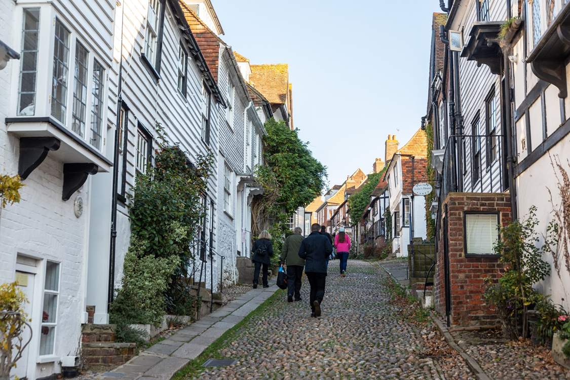 The medieval harbour town of Rye.