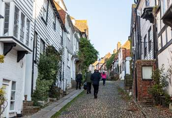 The medieval harbour town of Rye.